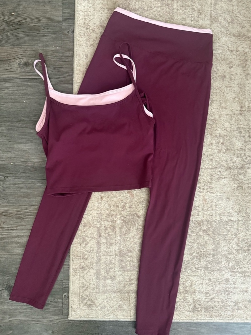 Posie Active two piece layered set